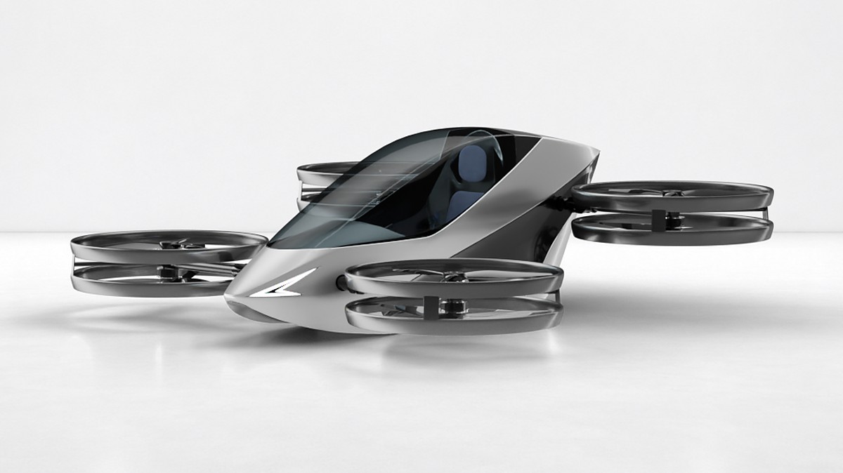 YIVTOL S-ONE render, ducted fans