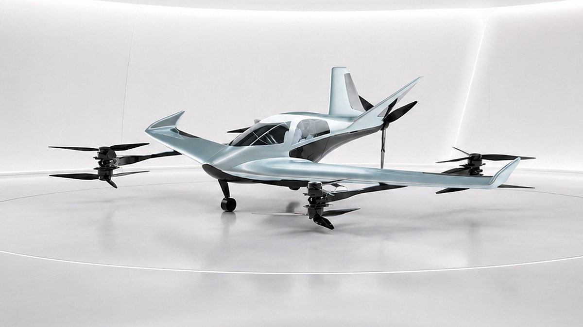 YIVTOL Z-series render, tandem wing